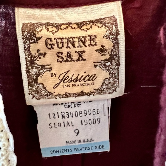 Vintage 1970s Gunne Sax by Jessica San Francisco Victorian Prairie Dress size 9 - Picture 9 of 9